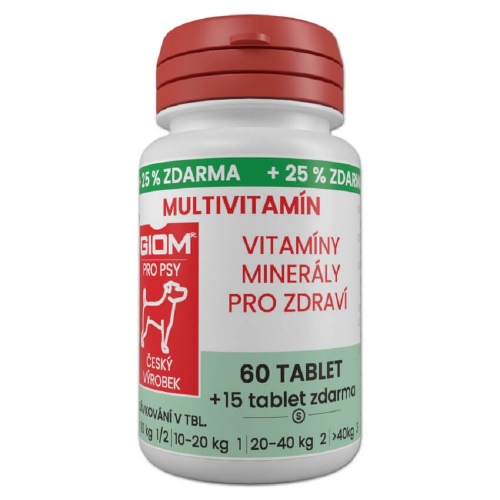 Giom S Multivitamín 60 tbl. +25% zdarma