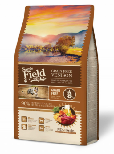 Sams Field Grain Free Venison, superprémiové granule 2,5kg