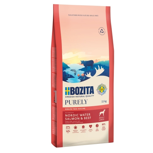 Bozita Purely Dog Adult Large Salmon & Beef GF 11 kg