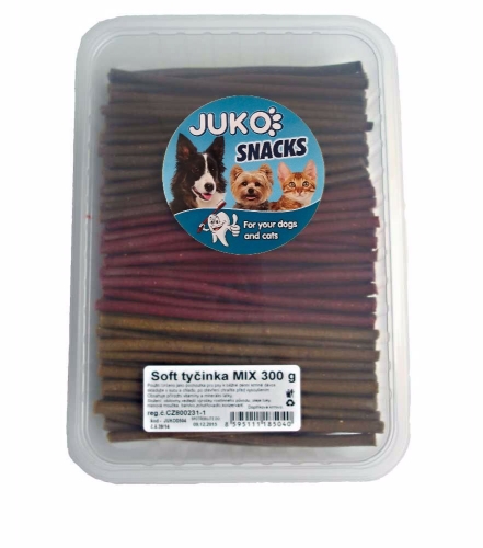 Soft tyčinka MIX JUKO Snacks (cca 140 ks)