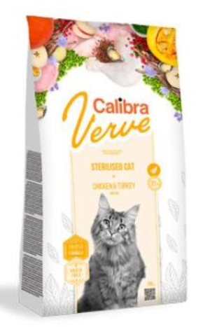 Calibra Cat Verve GF Sterilised Chicken&Turkey 3,5kg