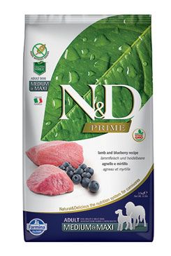 N&D PRIME DOG Adult Lamb & Blueberry 2,5kg